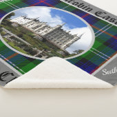 Dunrobin Castle Sutherland Spellings en Tartan Sherpa Deken (3/4)