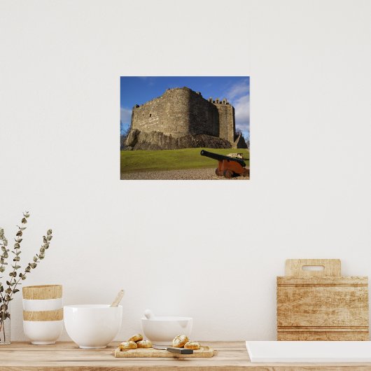 Dunstaffnage Castle, Argyll en Bute, Schotland Poster (Keuken)
