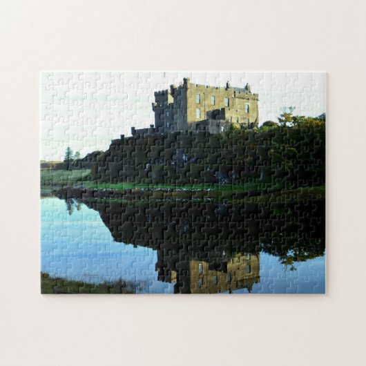 Dunvegan Castle op Skye Legpuzzel (Horizontaal)