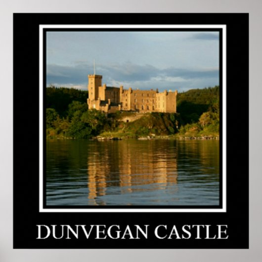 Dunvegan Castle Scotland Poster Art (Devant)