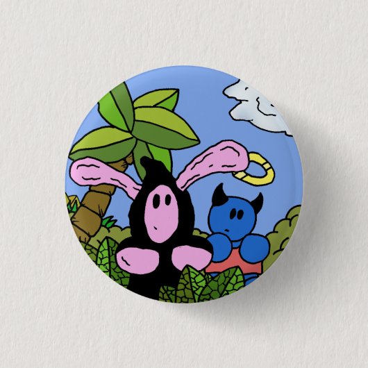 Duo Badge Ronde Button 3,2 Cm (Voorkant)