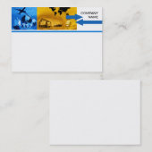 Duo de carte de visite de modèle de logistique de (Devant / Derrière)