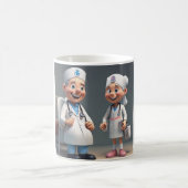Duo dynamique : Mug d'équipe infirmière et médecin (Centre)