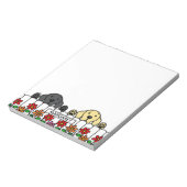 Duo Labrador personnalisé vous regardant Bloc-note (Tourné)