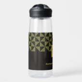 Duo noir & olive - Bouteille d'eau du logo de l'en (Avant)
