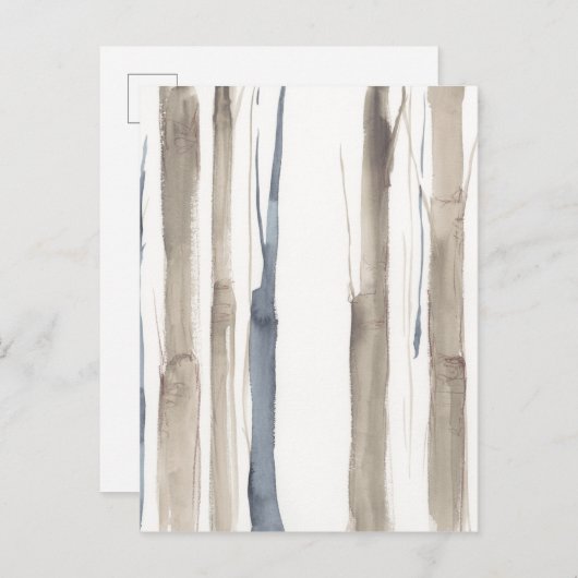 Duo Tone Trees II Briefkaart (Voorkant / Achterkant)