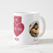 Duo We Love You Mom Jumbo Mok (Voorkant rechts)