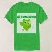 Duolingo Ew monolinguals T-shirt (Design voorkant)