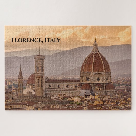 Duomo di Firenze Florence Italy Design Legpuzzel (Horizontaal)