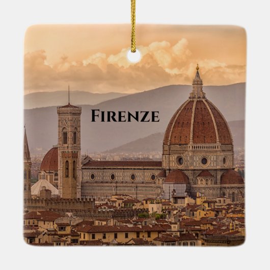 Duomo di Firenze Florence Italy Design Ornament (Achterkant)