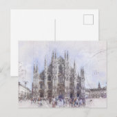 Duomo di Milano Italië Briefkaart (Voorkant / Achterkant)