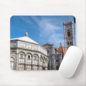Duomo en Baptistry, Florence mousepad Muismat (Met muis)