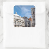 Duomo en Baptistry, Florence sticker (Tas)