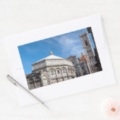 Duomo et Baptistry, Florence autocollant rectangul (Enveloppe)