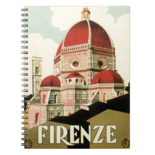 Duomo in Firenze Florence Italië Vintage Travel Ar Notitieboek