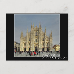Duomo Milaan, Italië Briefkaart