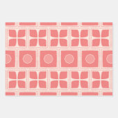 Duonton Art déco en papier design rose (Devant 2)