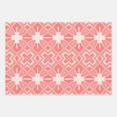 Duonton Art déco en papier design rose (Devant)