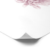 Duotone roze Flowers Fiore Poster (Hoek)
