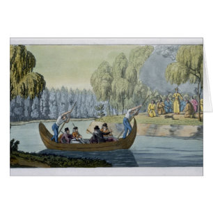 Duperie de capitaine Wallis par la Reine Oberea,