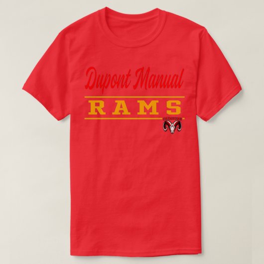 Dupont Manual High School Rams Pullover (Design voorkant)