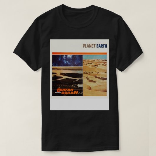 Duran Duran Planet Earth T-shirt (Design voorkant)