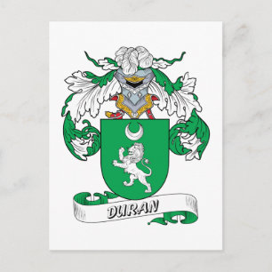 Duran Family Crest Briefkaart