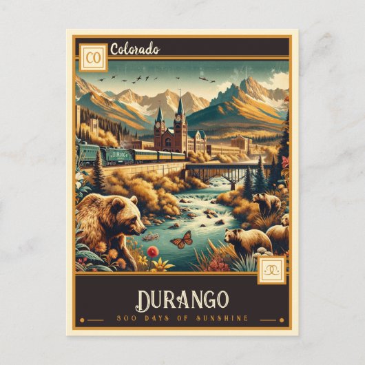 Durango, Colorado |  Briefkaart (Voorkant)