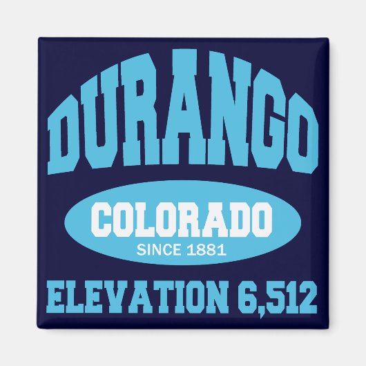 Durango, Colorado Magneet (Voorkant)