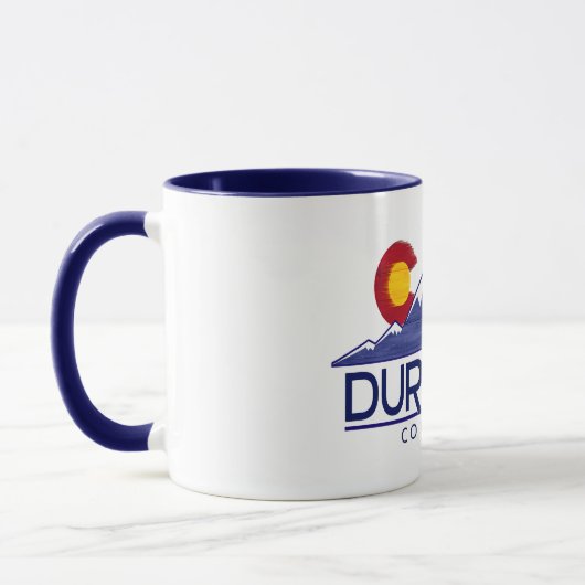 Durango Colorado wood mountains mug (Gauche)