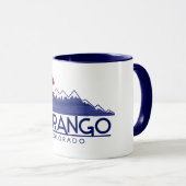 Durango Colorado wood mountains mug (Devant droit)