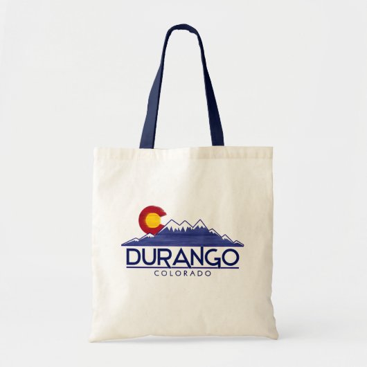 Durango Colorado wood mountains tote bag (Devant)