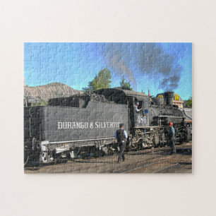 Durango locomotief Colorado. Legpuzzel