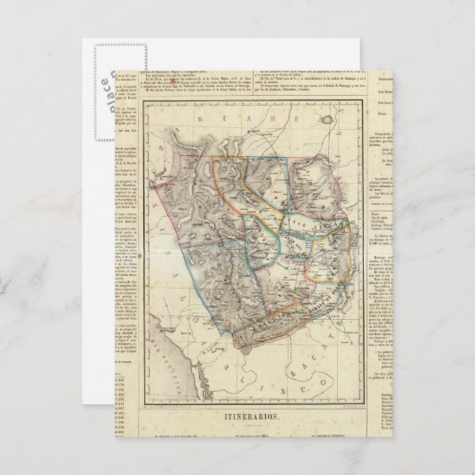 Durango, Mexico Briefkaart (Voorkant / Achterkant)