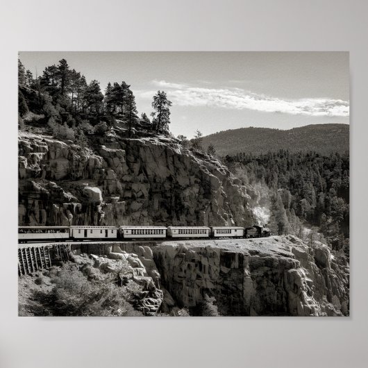 Durango Silverton Railroad Train Poster (Voorkant)
