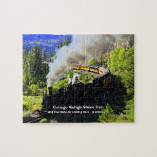 Durango stoomtrein - Naam toevoegen Legpuzzel