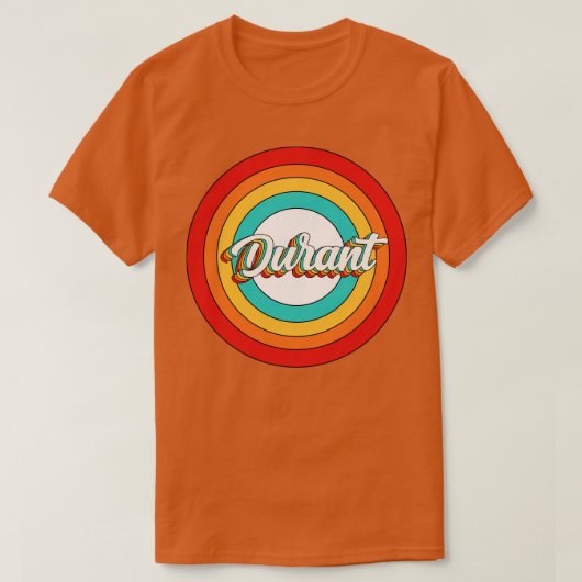 Durant Naam Shirt  Durant Circle (Design voorkant)