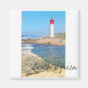 Durban Lighthouse Ocean South Africa Magnet Magneet