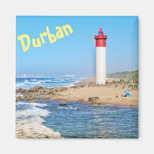 Durban Lighthouse Ocean South Africa Magnet Magneet