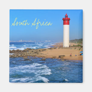 Durban Lighthouse Ocean South Africa Magnet Magneet
