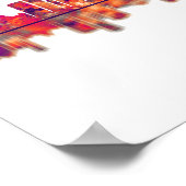 Durban South Africa Skyline Poster (Hoek)