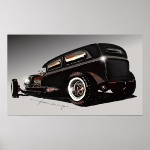 Durbie Rat Rod Poster
