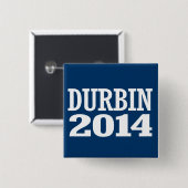 DURBIN 2014 VIERKANTE BUTTON 5,1 CM (Voorkant /achterkant)