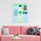 Durbins Interne Liniment Canvas Afdruk (Insitu (Woonkamer))