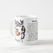 Durcissez le manteau de famille de la tasse de (Devant gauche)