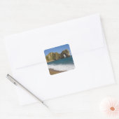 Durdle Deuren, Lulworth Cove, Jurassic Coast Vierkante Sticker (Envelop)