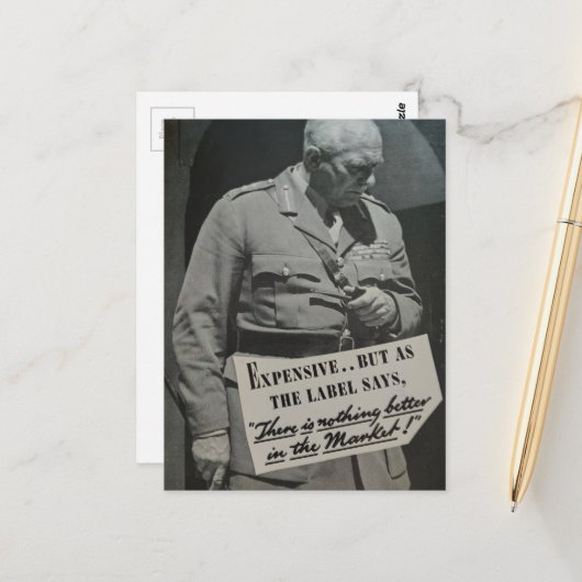 Dure Man Collage Briefkaart (Voorkant / Achterkant in situ)