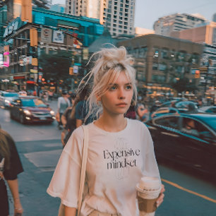 Dure Mentaliteit Stille Luxe Esthetiek Grafisch Grote Maat T-shirt