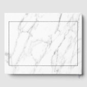 Dure witte marmeren print bruiloft gastenboek (Achterkant)