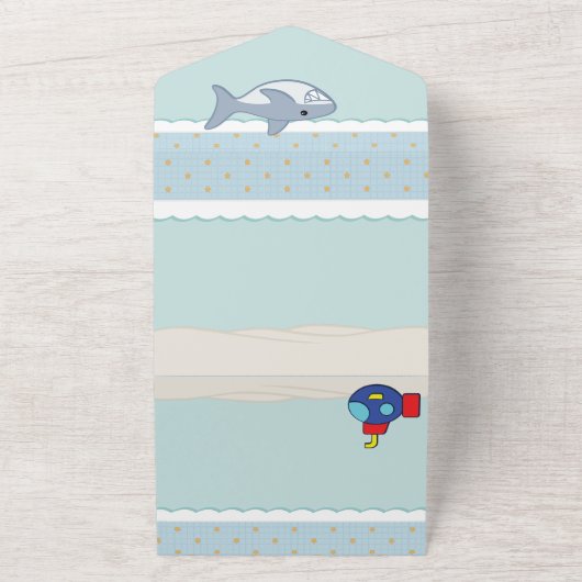 Durée du bain : Invitation tout-en-un (Dehors)